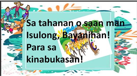 slogan about kabayanihan